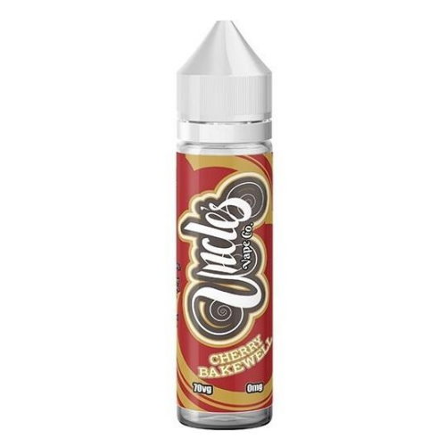 cherry-bakewell-e-liquid-by-uncles-vape-co-50ML-SHORTFILL-E-LIQUID-70VG-0MG-USA-VAPE-JUICE