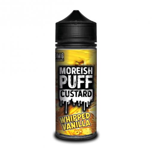 whipped-vanilla-moreish-puff-custard-100ML-SHORTFILL-E-LIQUID-70VG-0MG-USA-VAPE-JUICE