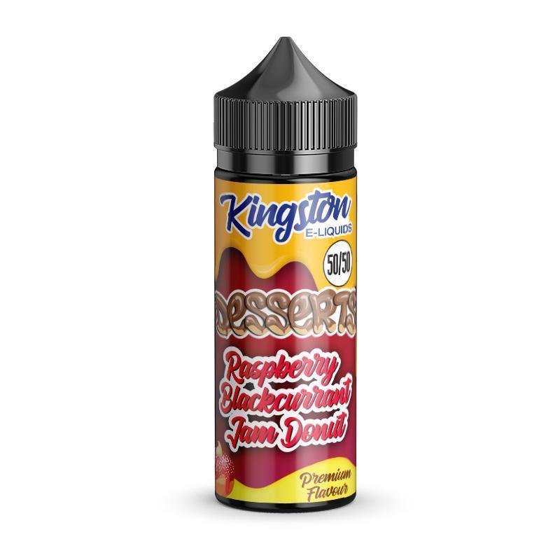 Kingston-Raspberry-blackcurrant-jam-donut-100ml-e-liquid-juice-sub-ohm-Vape-shortfill