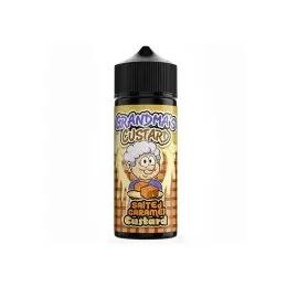 salted-caramel-custard-grannies-custard-100ml-e-liquid-70vg-30pg-vape-0mg-juice-shortfill