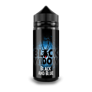 black-widow-black-and-blue-100ml-e-liquid-juice-sub-ohm-shortfill-50vg-vape