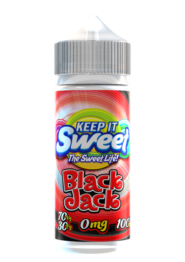 Blackjack - Keep It Sweet 100ml E-liquid Juice 70VG Vape