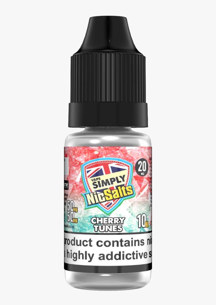 CHERRY-TUNES-VAPE-SIMPLY-NIC-SALTS-10ML-TPD-NICOTINE-SALT-10MG-20MG-E-LIQUID-JUICE-50VG-VAPE