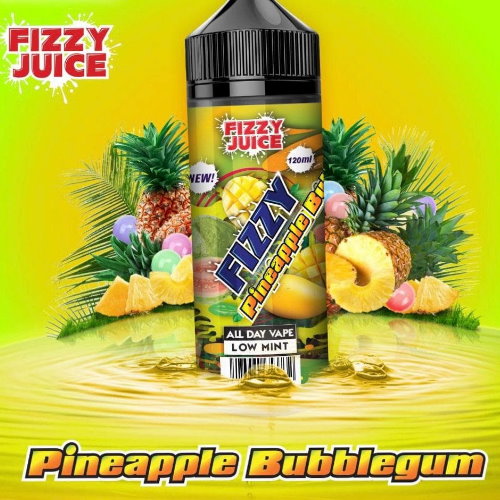 mohawk-co-fizzy-pineapple-bubblegum-100ml-SHORTFILL-E-LIQUID-70VG-0MG-USA-VAPE-JUICE