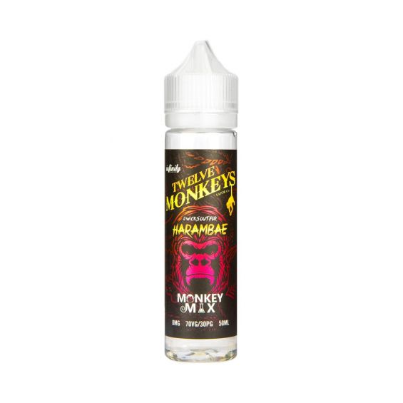 HARAMBAE-twelve-12-monkeys-50ML-SHORTFILL-E-LIQUID-0MG-VAPE-JUICE-70VG