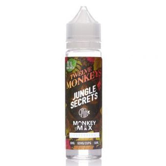 JUNGLE-SECRETS-twelve-12-monkeys-50ML-SHORTFILL-E-LIQUID-0MG-VAPE-JUICE-65vg