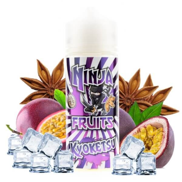 NINJA FRUITS 100ML Premium E Liquid 70VG 30PG Vape 0MG Juice Shortfill