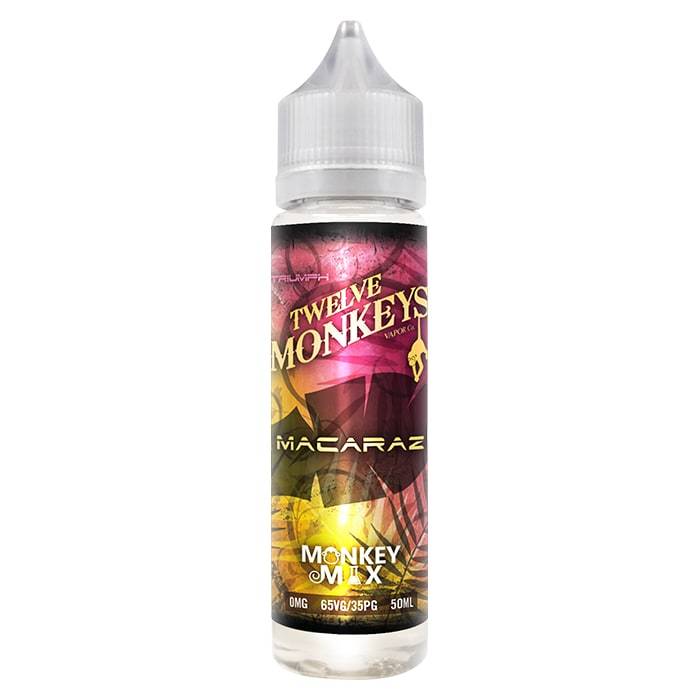 MACARAZ-twelve-12-monkeys-50ML-SHORTFILL-E-LIQUID-0MG-VAPE-JUICE-70vg