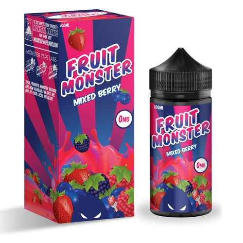 MONSTER VAPE LABS - FRUIT MONSTER MIXED BERRY 100ML E LIQUID 75VG VAPE