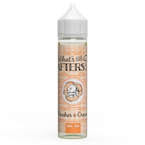 peaches-&-cream-what's-for-afters?-50ML-E-liquid-0MG-Vape-70VG-Juice-shortfill-sub-ohm