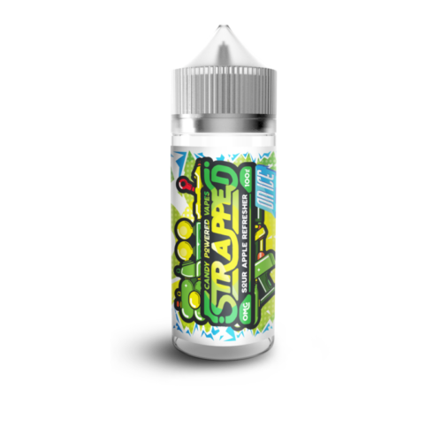 sour-apple-refresher-on-ice-by-strapped-e-liquid-100ML-SHORTFILL-E-LIQUID-70VG-0MG-USA-VAPE-JUICE