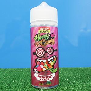 Strawberry Candy by Horny Flava. 100ML E-liquid, 0MG Vape, 70VG Juice Strawberry Candy by Horny Flava. 100ML E-liquid, 0MG Vape, 70VG Juice