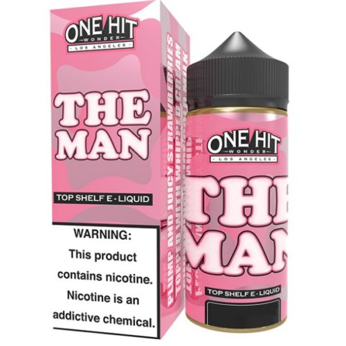 the-man-one-hit-wonder-100ML-SHORTFILL-E-LIQUID-80VG-0MG-USA-VAPE-JUICE