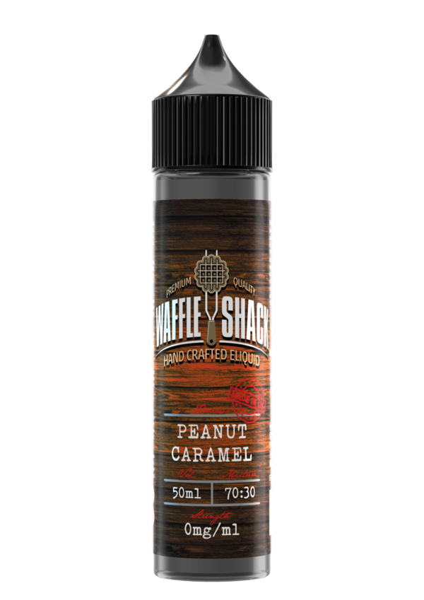Peanut Caramel by Waffle Shack 50ml E-liquid Juice 70VG Vape Peanut Caramel by Waffle Shack 50ml E-liquid Juice 70VG Vape