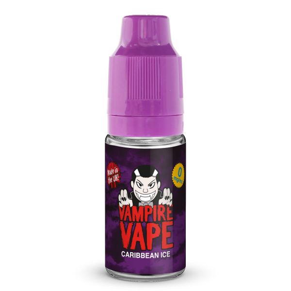 Caribbean Ice By Vampire Vape 10ML E Liquid. All Strengths Of Nicotine Juice