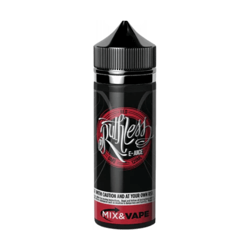 RED BY RUTHLESS 100ML E-LIQUID 70VG/30PG 0MG JUICE SHORTFILL
