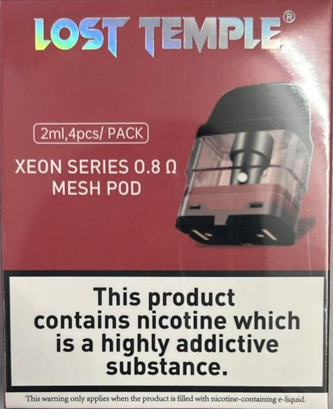 LOST TEMPLE XEON MINI PODS - PACK OF 4