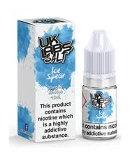 UK LABS NIC SALT ICE SPEAR 10ML TPD 20MG E LIQUID JUICE MULTIBUY