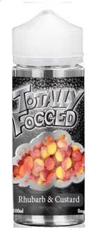 TOTALLY FOGGED RHUBARB CUSTARD 100ML E LIQUID JUICE 70VG SHORTFILL VAPE