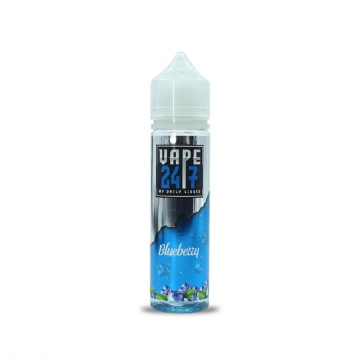 Blueberry By Vape 247, 50ML E Liquid 70VG Vape 0MG Juice