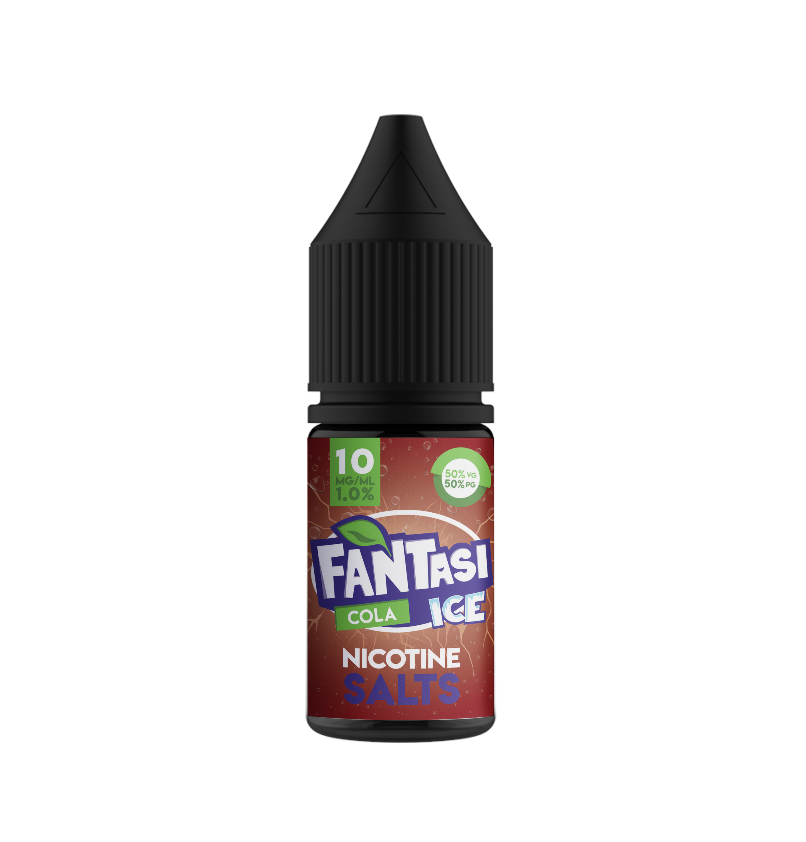 Cola Ice By Fantasi Nic Salts 10x10ML E Liquid 50VG/50PG Vape 10MG/20MG Juice