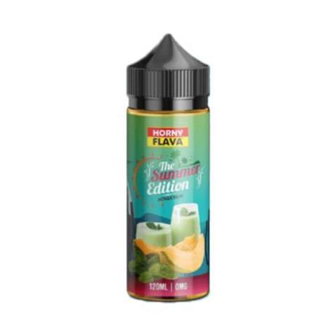 Summer Edition Honeydew by Horny Flava. 100ML E-liquid, 0MG Vape, 70VG Juice