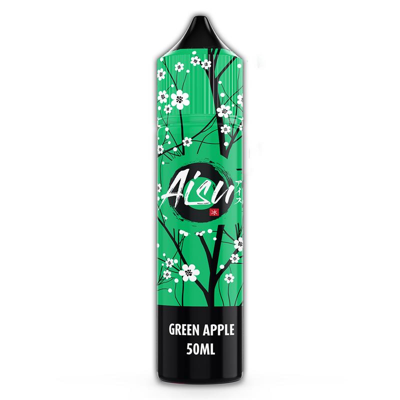 Green Apple by Aisu (Zap) 50ML E Liquid 70VG Vape 0MG Juice