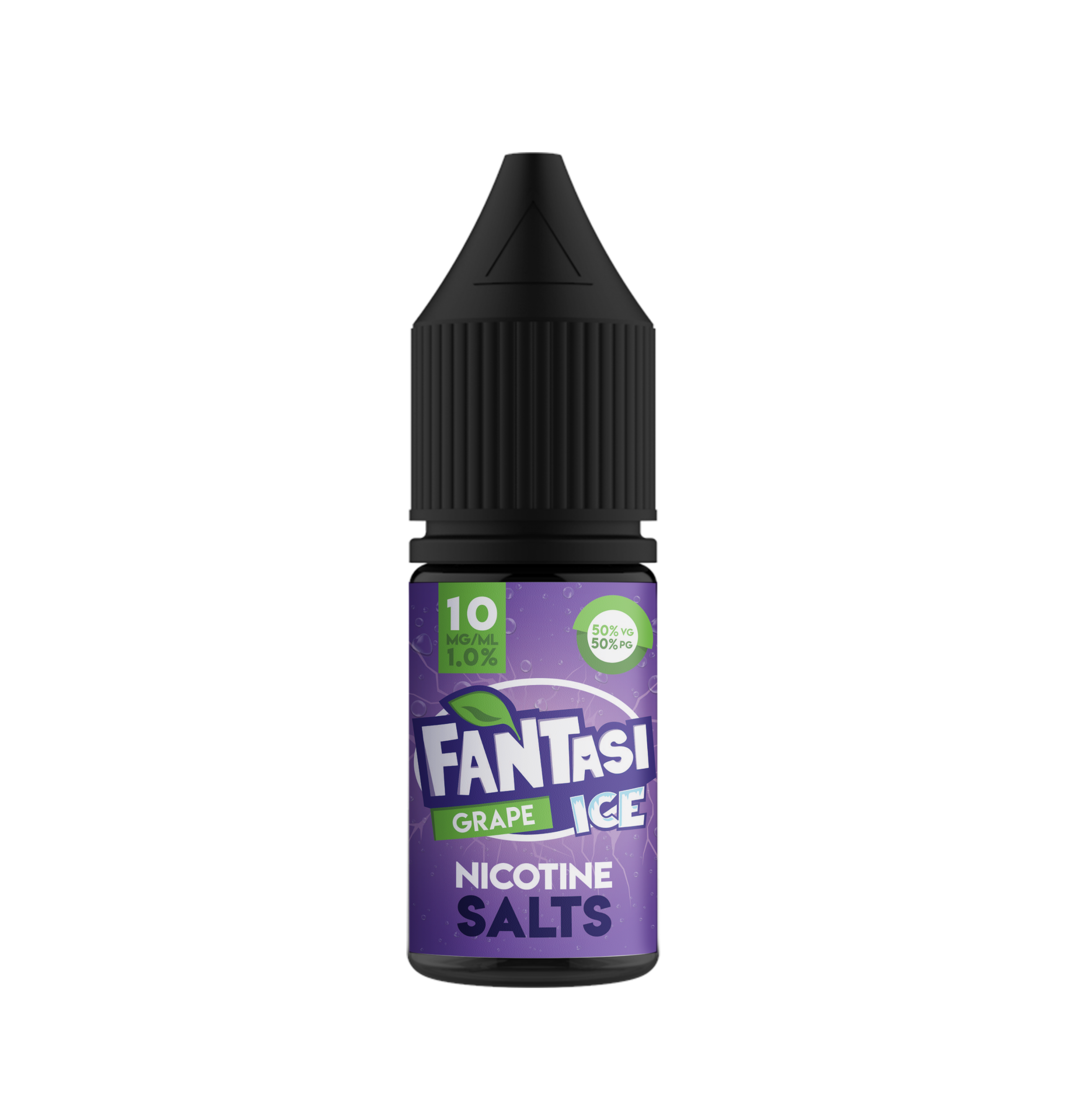 Grape Ice By Fantasi Nic Salts 10x10ML E Liquid 50VG/50PG Vape 10MG/20MG Juice