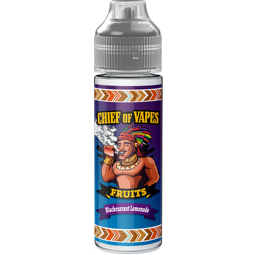 Chief Of Vapes Blackcurrant lemonade 50ml E Liquid Juice 70vg Vape Shortfill Subohm