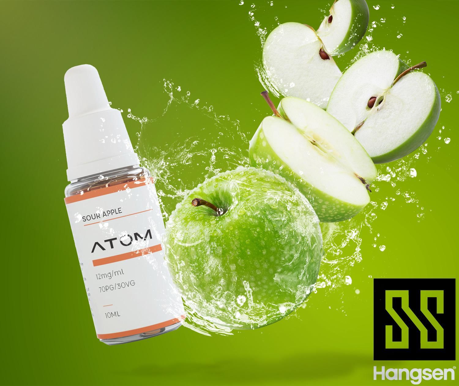 NEW FLAVOUR Hangsen Sour Apple E Liquid 10ML - 3MG/6MG/12MG/18MG MULTIBUY