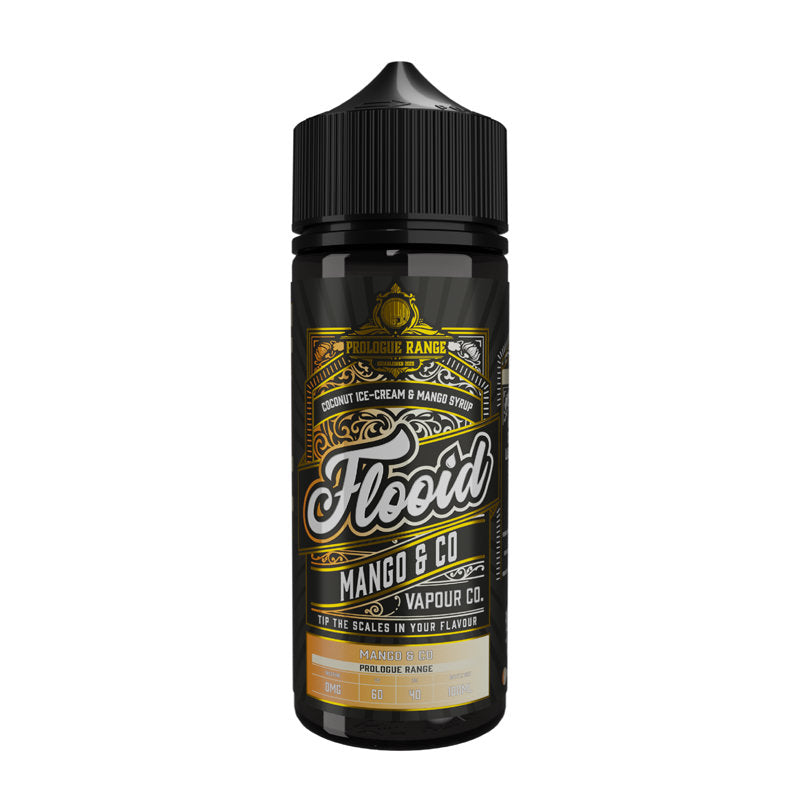 Mango & Co By Flooid Vapour Co 100ML E Liquid 60VG Vape 0MG