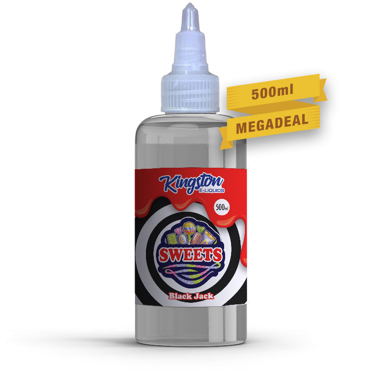 Black Jack Sweets by Kingston 500ML E Liquid 70VG Vape 0MG Juice