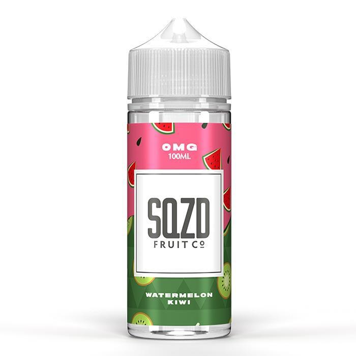Watermelon Kiwi by SQZD Fruit Co. 100ML E-Liquid, 0MG Vape 70VG/30PG Juice