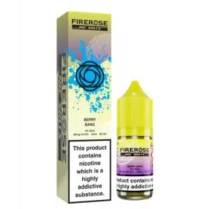 Berry Bang - Elux Firerose 5000 Nic Salt 10ML E Liquid 50VG Vape 10MG/20MG Juice