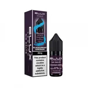NEW FLAVOUR Blackcurrant Lemonade By Elux Legend 10ML Nic Salt E Liquid 50VG Vape 10MG/20MG Juice