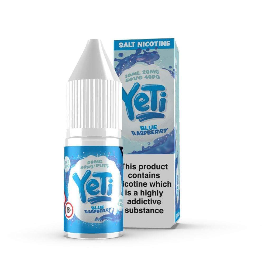 Blue Raspberry By Yeti Nic Salt 10ML E Liquid 10MG/20MG Vape 60VG Vape Multibuy
