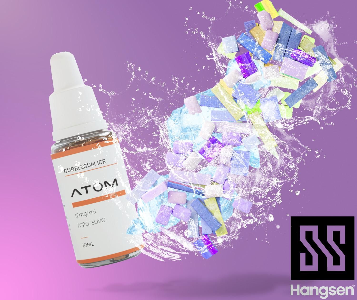 NEW FLAVOUR Hangsen Bubblegum Ice E Liquid 10ML - 3MG/6MG/12MG/18MG MULTIBUY