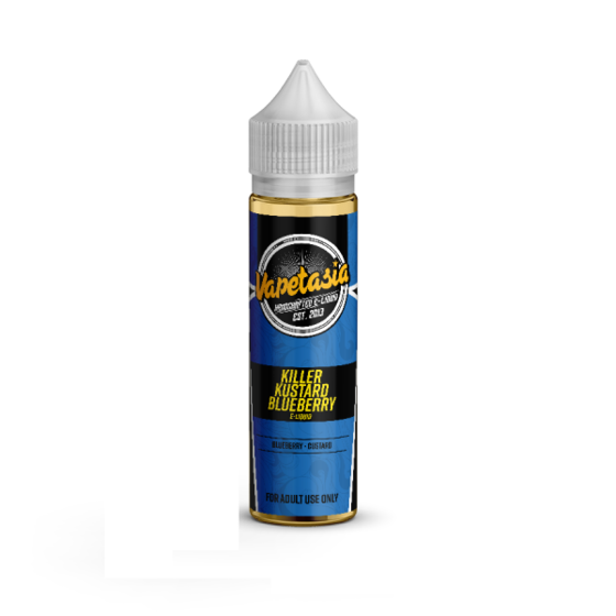 Killer Kustard Blueberry by Vapetasia, 50ML E Liquid, 70VG Vape, 0MG Juice