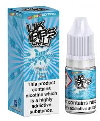 UK LABS NIC SALT BLUE RASPBERRY 10ML TPD 20MG E LIQUID JUICE MULTIBUY