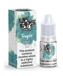 UK LABS NIC SALT TROPIX 10ML TPD 20MG E LIQUID JUICE MULTIBUY