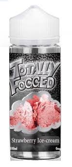 TOTALLY FOGGED Strawberry Ice Cream 100ML E LIQUID JUICE 70VG SHORTFILL VAPE