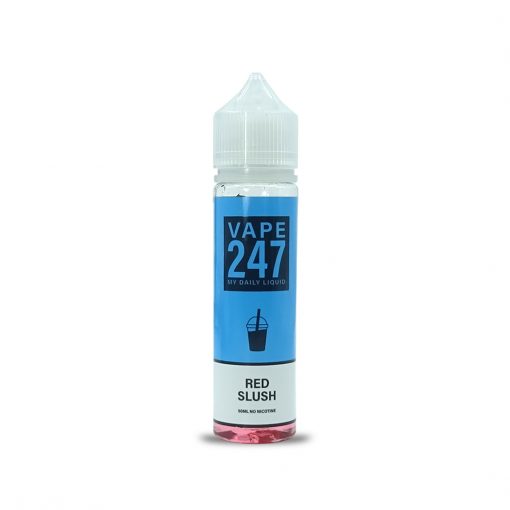 Red Slush By Vape 247, 50ML E Liquid 70VG Vape 0MG Juice