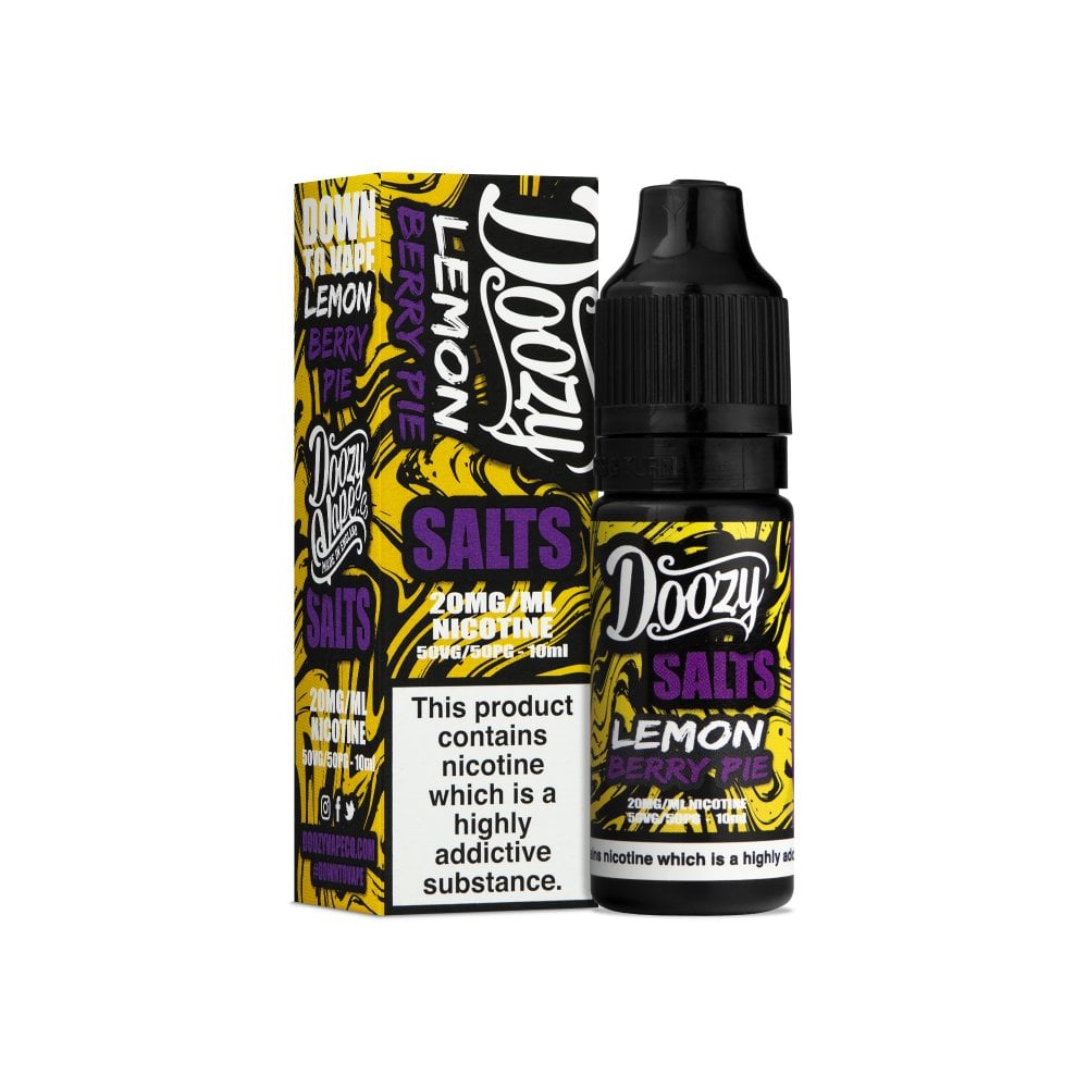 Lemon Berry Pie By Doozy Nic Salts 10ML E Liquid 50VG Vape 10MG/20MG Juice