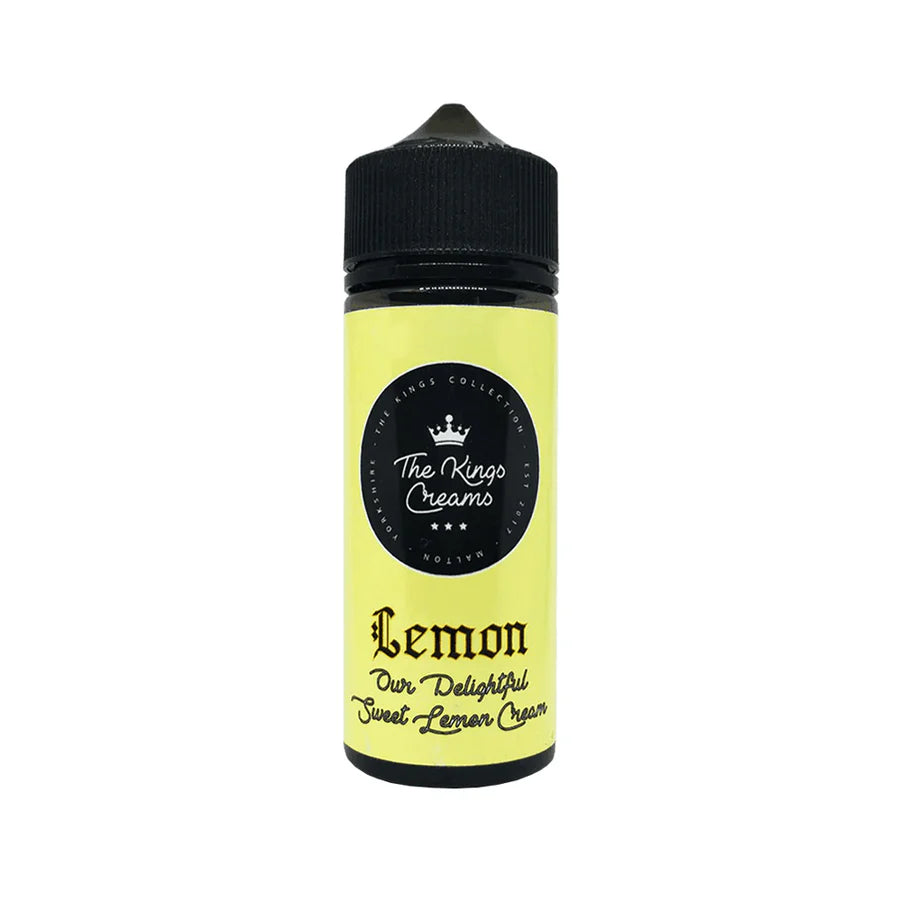 The Kings Creams - Lemon - 100ML E-Liquid 70VG Vape 0mg Juice