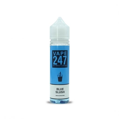 Blue Slush By Vape 247, 50ML E Liquid 70VG Vape 0MG Juice