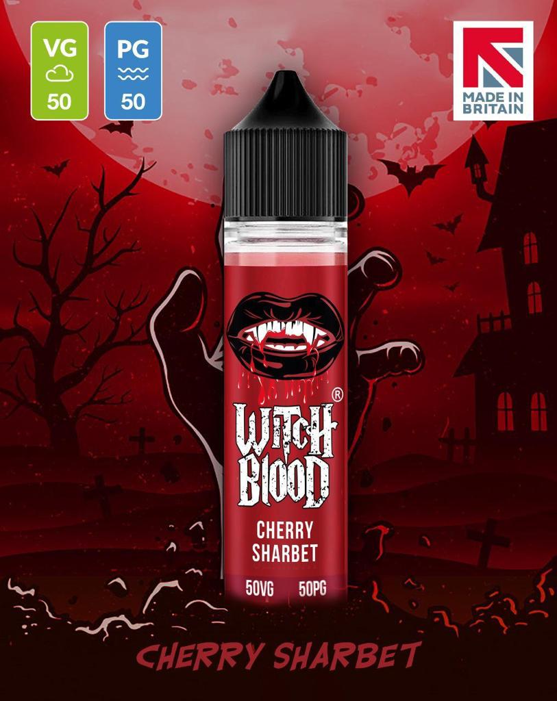 Cherry Sharbet By Witch Blood 50ML E Liquid 50VG Vape 0MG Juice