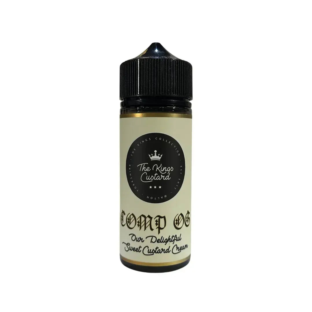 The Kings Custard - Comp OG - 100ML E-Liquid 90VG Vape 0mg Juice