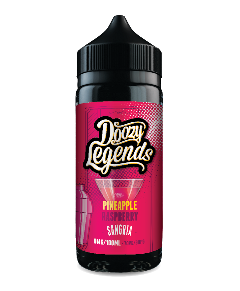 Pineapple Raspberry Sangria - Doozy Legends By Doozy Vape Co 100ML E Liquid 70VG Vape 0MG Juice