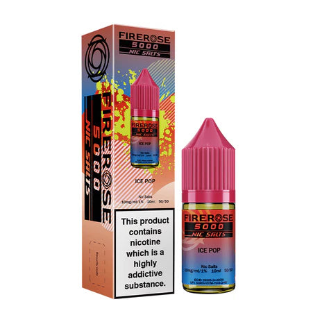 Ice Pop - Elux Firerose 5000 Nic Salt 10ML E Liquid 50VG Vape 10MG/20MG Juice
