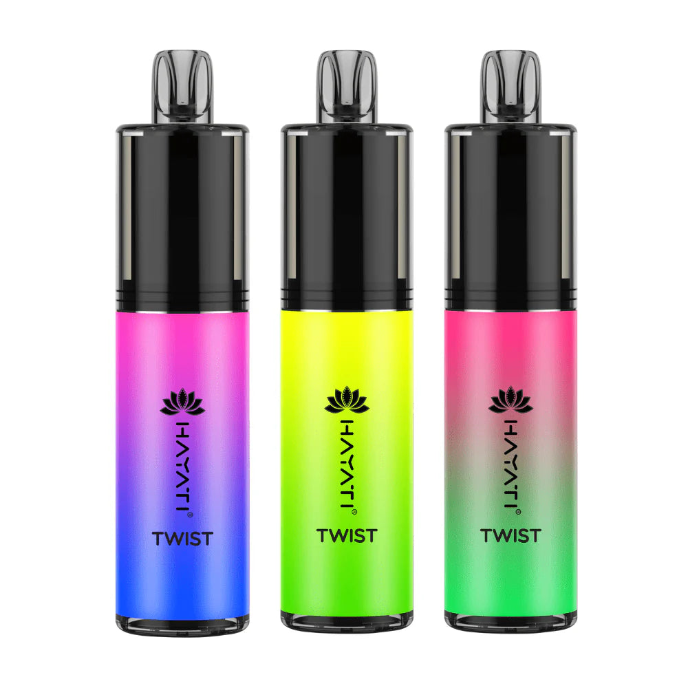 SALE HAYATI TWIST 5000+ DISPOSABLE VAPE 2%/20MG